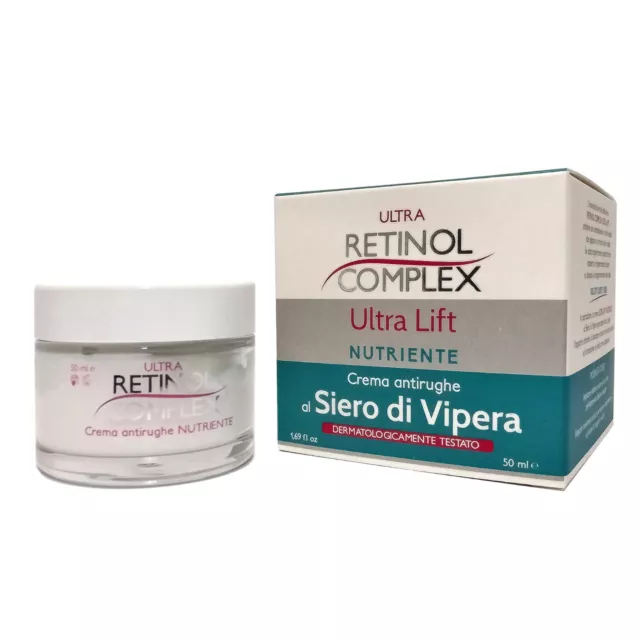 Retinol Complex Ultra Lift Nutriente Crema Antirughe Al Siero Di Vipera 50Ml