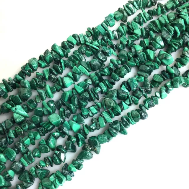 Natural Gemstone Chips Nugget Freeform Loose Bead 32" Chip Pebble Jewelry