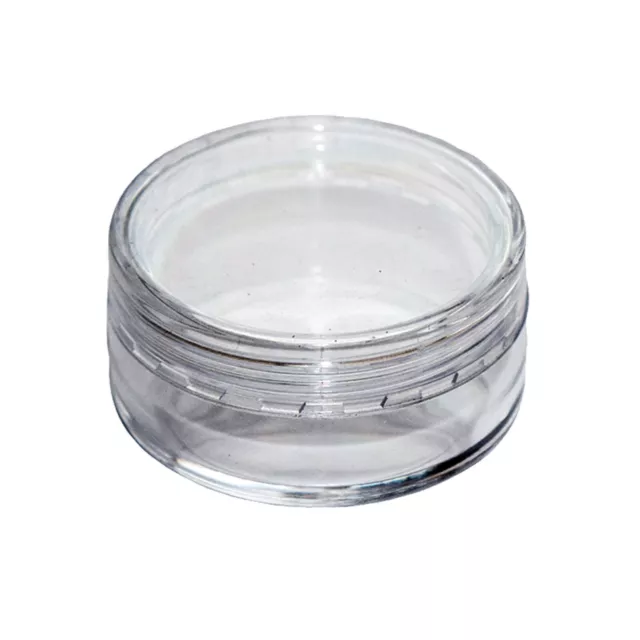 3ml 5ml 8ml 10ml Empty Round Plastic Cosmetic Container Sample Pot Jar  Travel!!