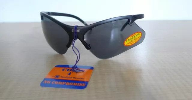 Smith & Wesson Code 4 No Compromise Z87 Safety / Shooting Glasses N.O.S.