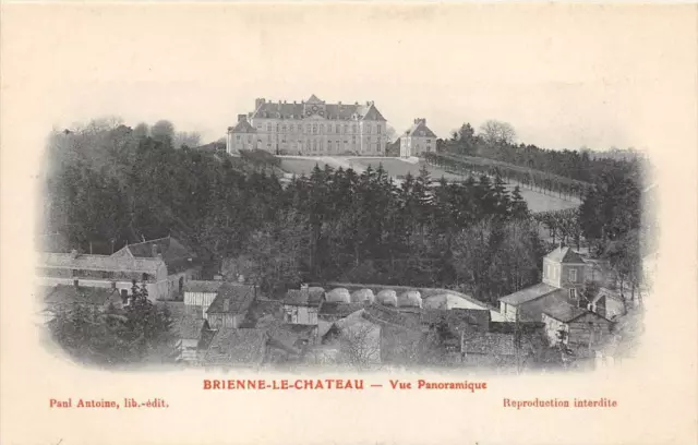 Cpa 10 Brienne Le Chateau Vue Panoramique