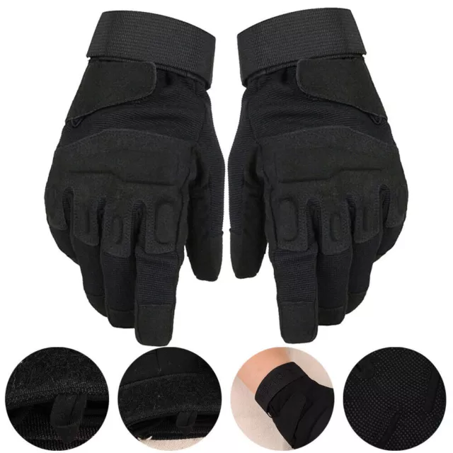 Tactical Full Finger Gloves Mens Military Army Marines Police Security Patrol UK