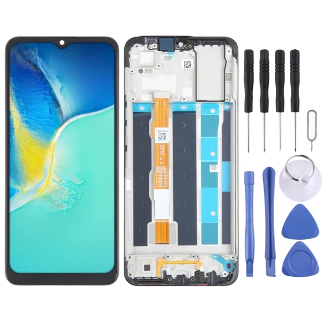 OEM LCD Screen For vivo Y15c / Y15s Digitizer Full Assembly with Frame