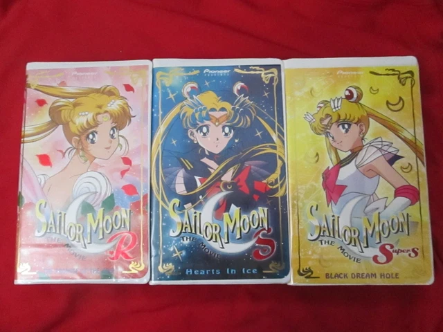 Lot De 3 Bagues Sailor Moon – Cœur Cosmique Compact – Taille 10 & 13 – Japon