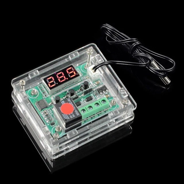 Termostato Digitale W1209 12V – Controller Di Temperatura Con Display LED, Per Incubatori, Acquari E Sistemi Di Raffreddamento
