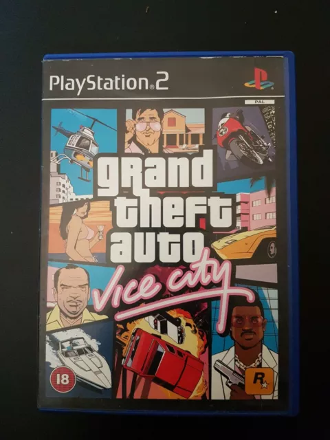 Grand Theft Auto Vice City. GTA PS2 Game.