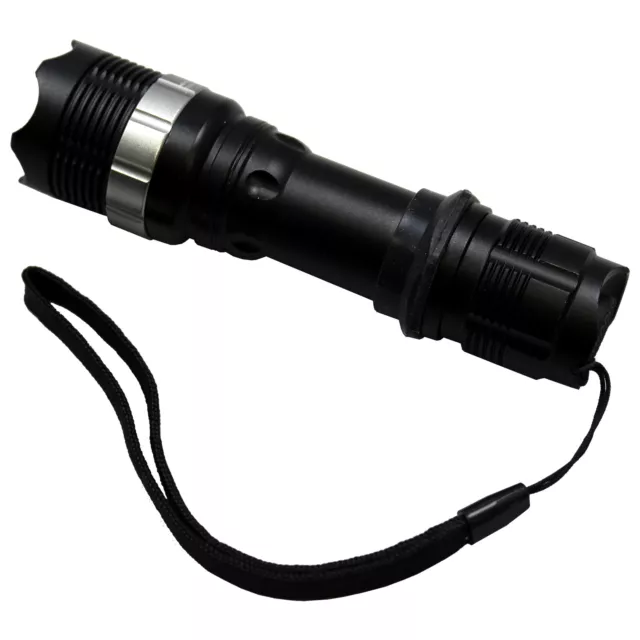 CREE High Power 7W LED Flashlight Zoom Adjustable Torch SA-9 SA9 3A AAA 18650