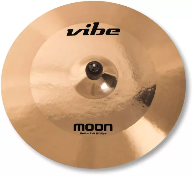 20" Vibe Moon Brilliant Medium Ride Becken Cymbal B20 mit Zertifikat