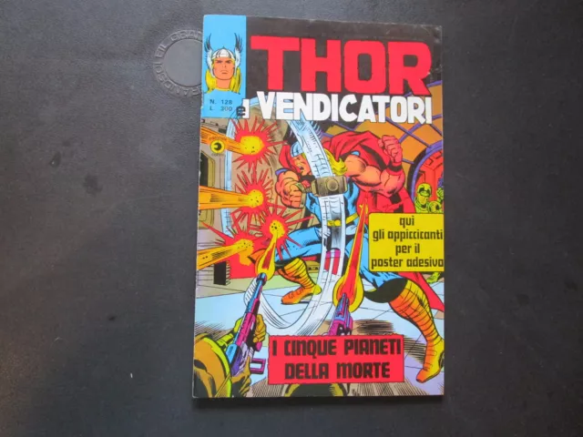 Thor 128 Originale Corno 1976 Non Di Busta Con Adesivo Senza Appiccicante !