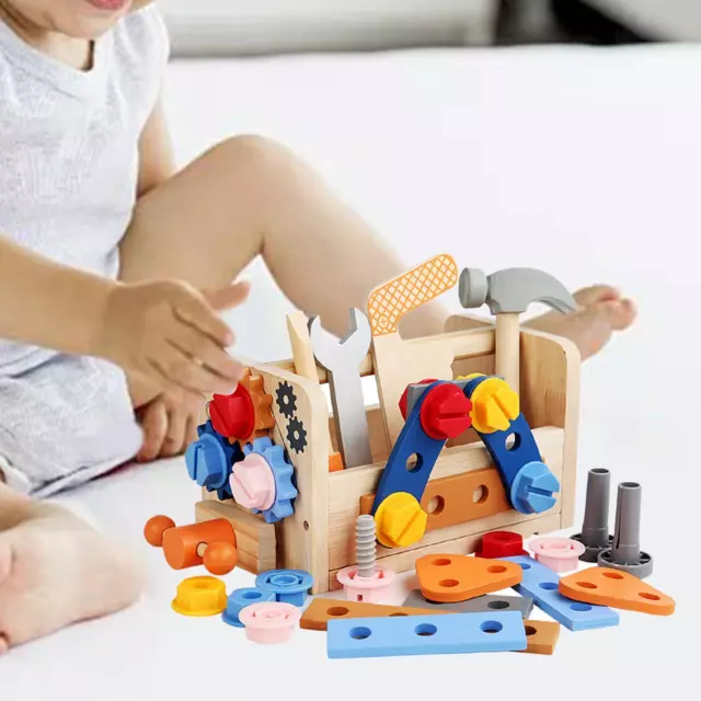 Toolbox Toy, Develops Fine Motor Skills,, Toy Tools Creative