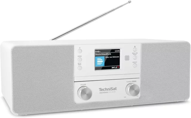 Technisat DIGITRADIO 371 CD IR - Stereo Internetradio DAB+, UKW, CD-Player, WLAN