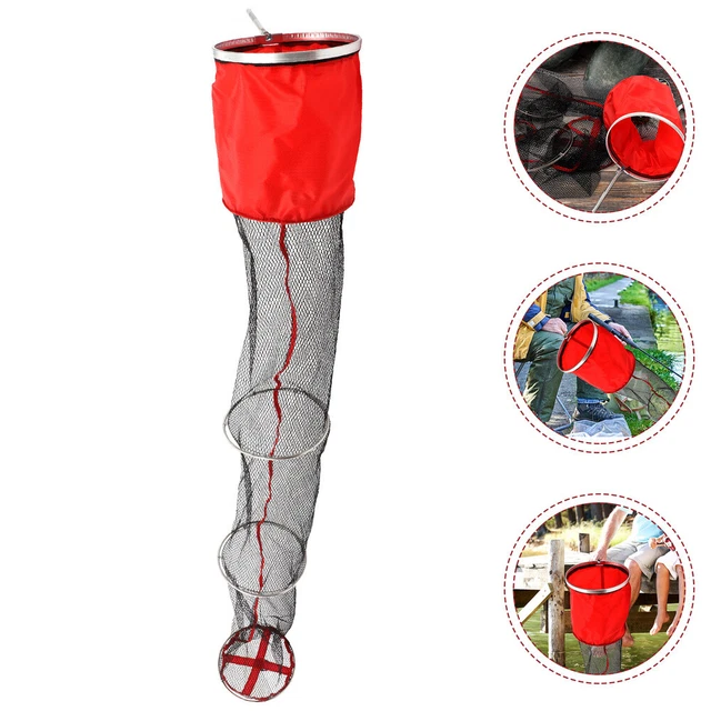 Fishing Gear Nets Carp Landing Net Double Circle Fish Folding