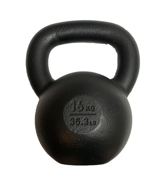 ETHOS CAST IRON Kettlebell Weight Home Gym CrossFit 16k 35LB POUND