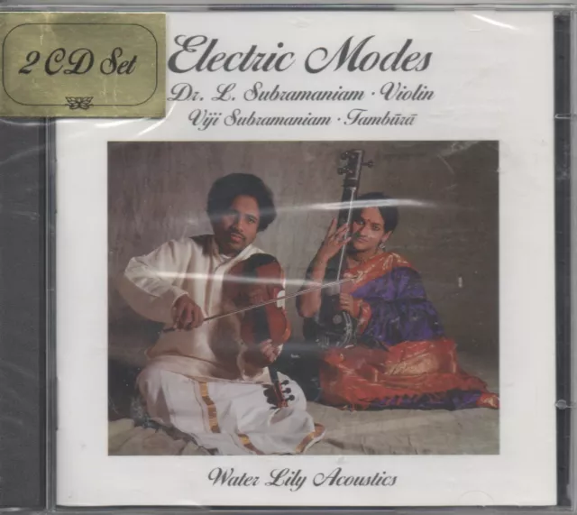 Electric Modes Dr. L. Subramaniam Violin Vij Subramandiam Tamburu 2 CD NEU