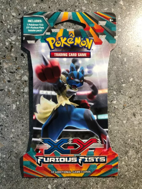 Pokemon TCG 1x Furious Fists Sleeved Booster Pack Genuine Factory Sealed