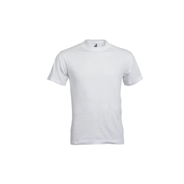 MAGLIETTA  T-SHIRT TSHIRT Maniche Corte UOMO DONNA  UNISEX  BIANCA BIANCO WHITE