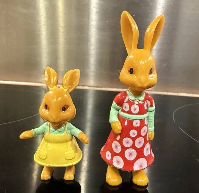 CBEEBIES PETER RABBIT Treehouse Hard Plastic Figures Flopsy & Cotton ...