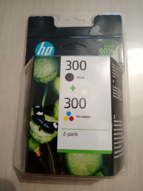 HP 300 pack de 2 cartouches d'encre noir/trois couleurs