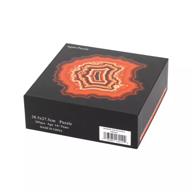 🔥ART & ARTIFACT Wooden Geode Puzzle 205 Pcs. NEW, SEALED, Unopened Box! 🔥