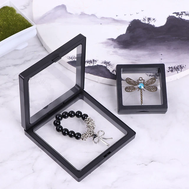 PE Thin Film Suspension Jewelry Display Box Transparent Jewelry Storage R HF_ZK