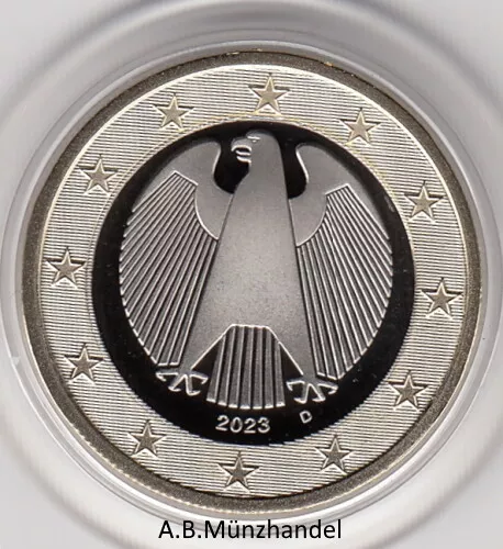 Deutschland BRD 1 Euro - Kursmünze - A, D, F, G oder J ab 2002 - spiegelglanz PP