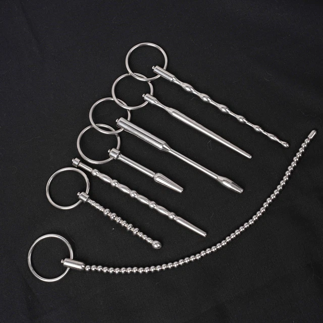 STAINLESS STEEL URETHRA Sounds Sounding Penis Plug Dilator Insert Enhancer  BDSM 12.00 - PicClick UK