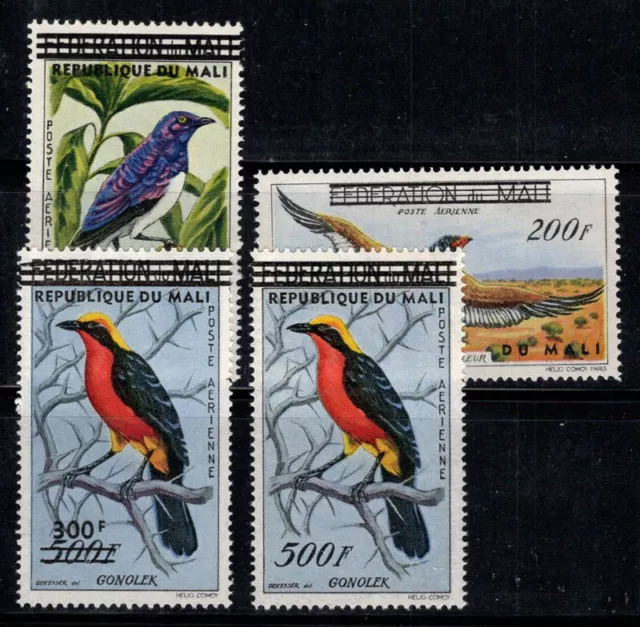 Mali 1960 Mi. 14-17 MNH 100% Airmail birds