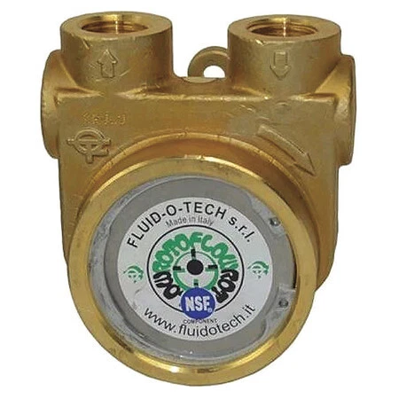 Fluid-O-Tech Pa 1001 Pump,1/2" Nptf,327 Max. Gph,Brass,Bypass