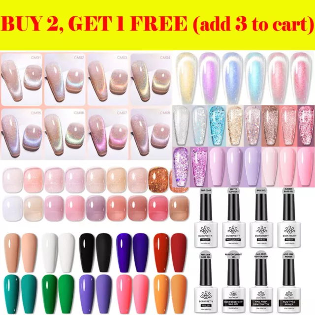 BORN PRETTY Party Color Nail Gel Polish Soak off UV LED Color ~ Buy 5 Get 5 Free