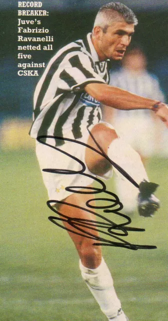 Fabrizio Ravanelli (Juventus) signed picture