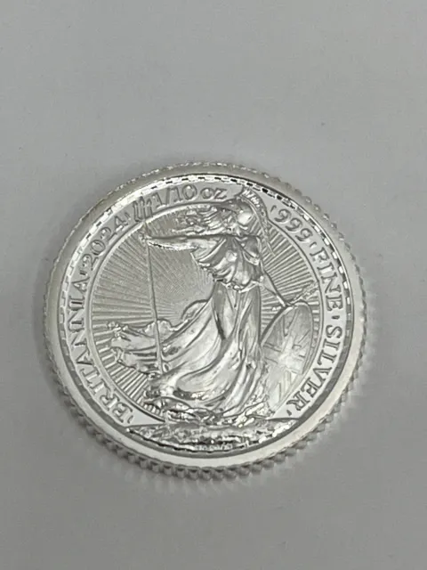 2024 1/10th Oz Britannia Coin 999. Fine Silver Bullion The Royal Mint Fast&Free