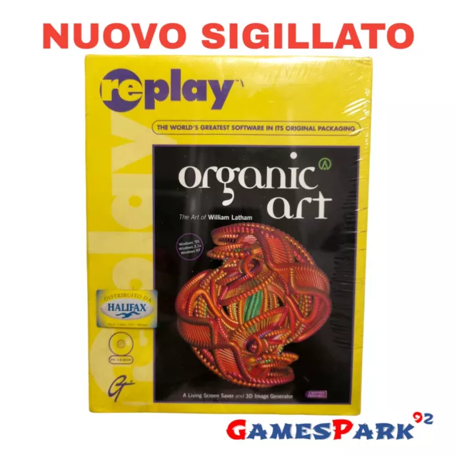 ORGANIC ART PC GAMES COMPUTER GIOCO NUOVO PER Italiano PAL DI DA X CON SCATOLA