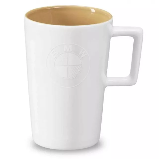 BMW großer Logobecher (weiß/Sand) BMW Teilenr. 80232466203