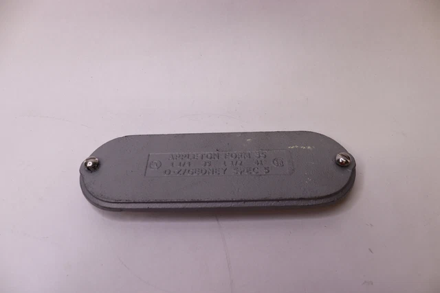 Appleton Screw-On Conduit Outlet Body Cover Form 35 3-1/2 to 4" K350400CM