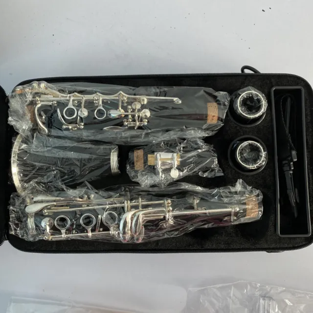 Eastar ECL-400 commander Ebonite Silver Keys B Flat Wind Band Clarinet