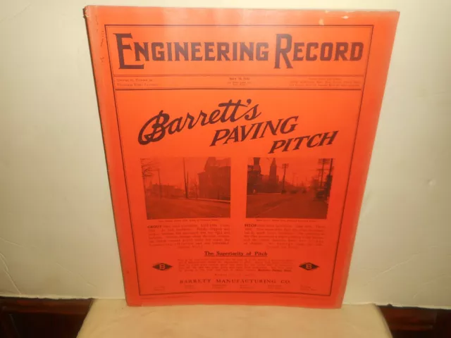 ENGINEERING RECORD 1910 May 14, Chicago North Shore Channel, Copper River Bridge
