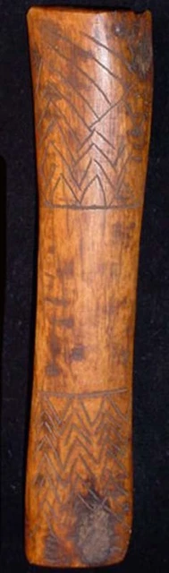 OLD NAGA BONE HAIRPIN northeast India / Burma #T4045
