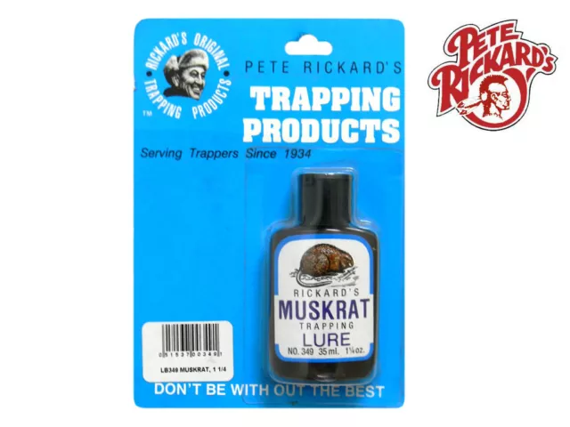 Pete Rickard - New Liquid 1 1/4 Oz. Muskrat Trapping Lure Scent - Lb349