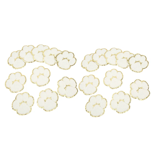 20 Pièces Patte De Chat Fer Sur Patchs Appliques Patchs Décoratifs Applique