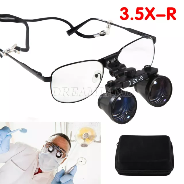 Loupes Binoculaires de Chirurgie Dentaire Loupe 3.5X 420mm Lunettes 2