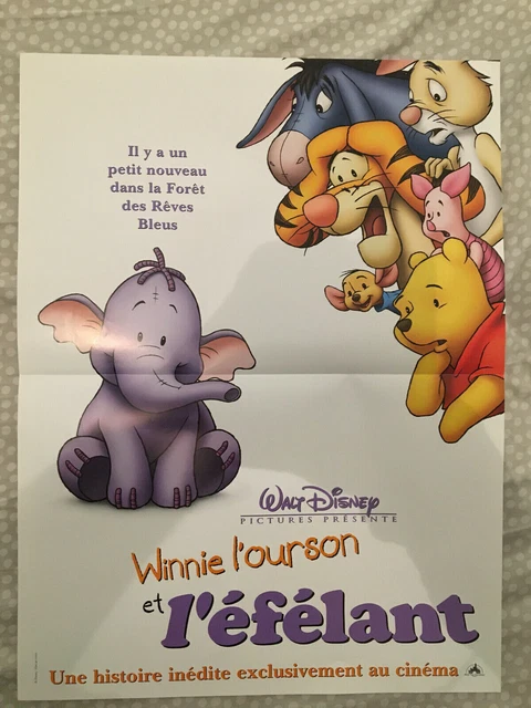 affiche-de-cin-ma-du-film-winnie-l-ourson-et-l-efelant-walt-disney