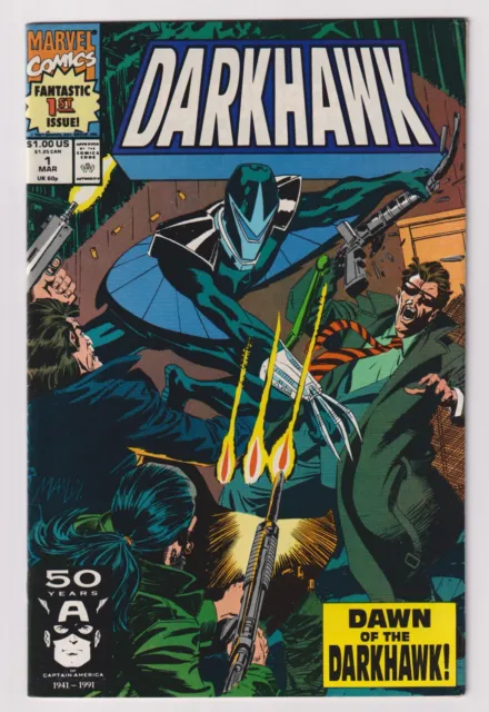 Darkhawk #1 1991 VF 8.0 Marvel Comics Mike Manley Cover Origin & 1st Appearance