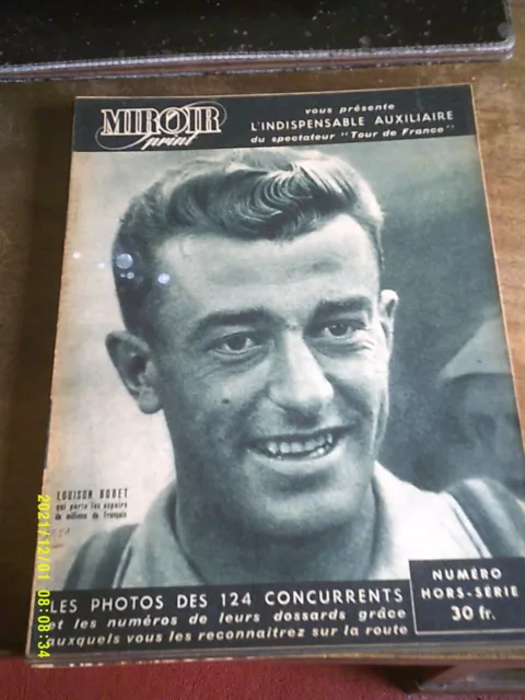 11 Miroir Sprint Tour De France 1951  Bobet Kubler Robic Coppi  Numeros Speciaux