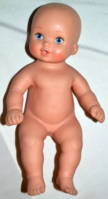 ADORABLE RETRO 2012 Lauer Playmates Toys WATER BABY Doll Squeaks