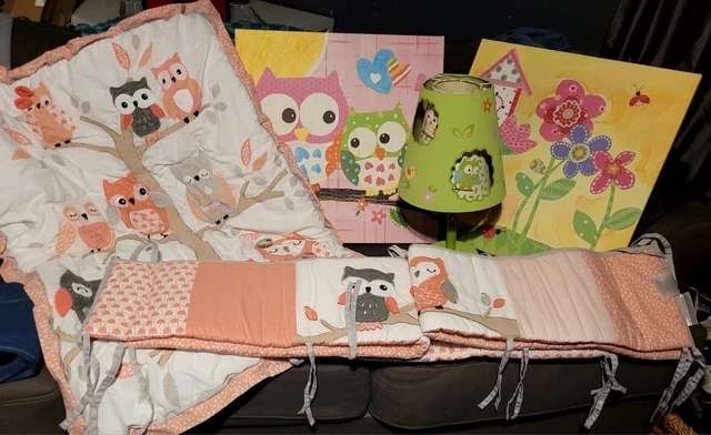 Love Natures OWL baby Room Decor Lot