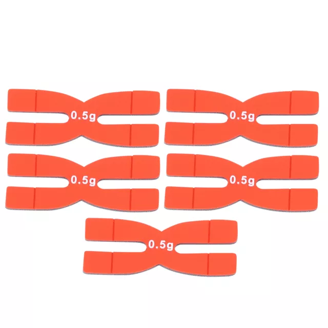 (red) 02 015 Racquet Weighted Bar Lightweight Silicone Weight Balance Strip H