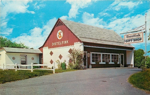 Allentown Pennsylvania~Distelfink Gift Shop~Dutch Hex Symbols~1960s