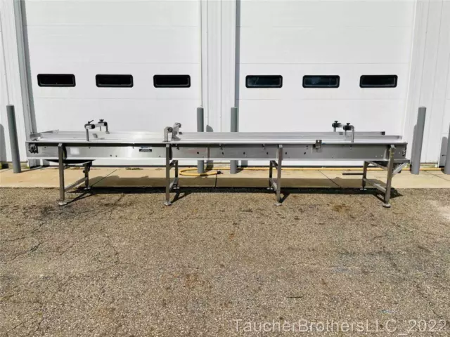 KleenLine 14.5ft Dual Belt  Stainless Steel Conveyor