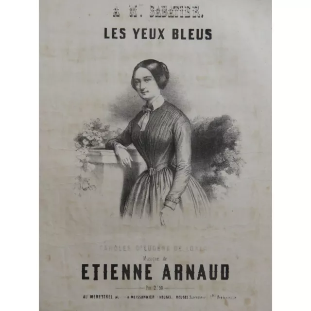 ARNAUD Etienne Les yeux Bleus Chant Piano ca1840