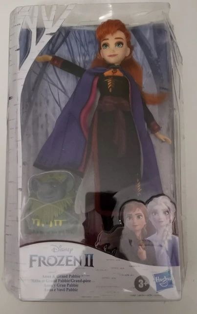 HASBRO DISNEY FROZEN II Princess Anna & Grand Pabbie Doll Set (PACKAGED ...